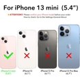 thumbnail image 2 of Compatible with iPhone 13 Mini Case, Slim Liquid Silicone 3 Layers Full Covered Soft Gel Rubber with Microfiber Case Cover 5.4 inch-Cold Gray, 2 of 12