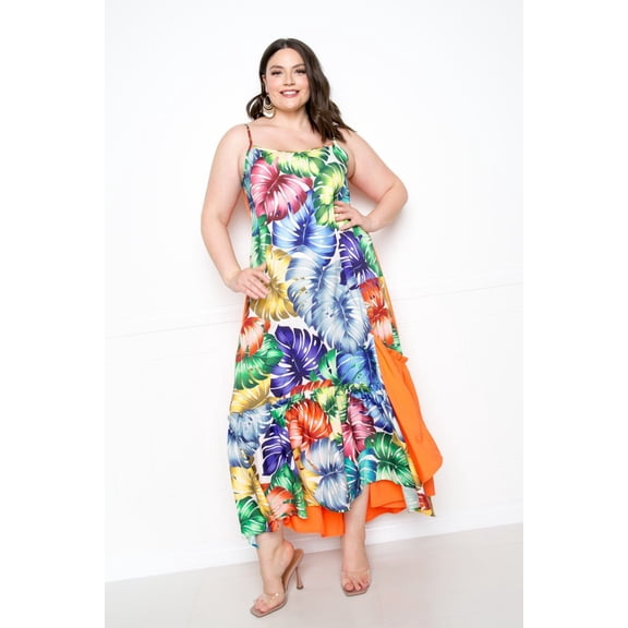 Splice Tropical Dress 3XL