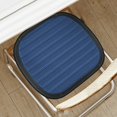 thumbnail image 6 of Car Seat Cover, 19.6in Linen Breathable Front Seat Bottom Protector Pad, Anti-Slip Soft Car Seat Cushion, Warm in Winter and Cool in Summer, Blue, 6 of 6