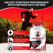 Fortirise Max for Men Capsules – FortiriseMax Vitamin Complex Pills, Advanced Performance, 3 Pack, 180 Capsules