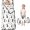 Schnauzer and Dog Paw Print White, variant on Dachshund and Text Kids Nap Mat, Preschool Sleeping Pad with Handle & Fastening Straps, Hypoallergenic Gifts for Birthday Holiday,50X20in(130X50cm)