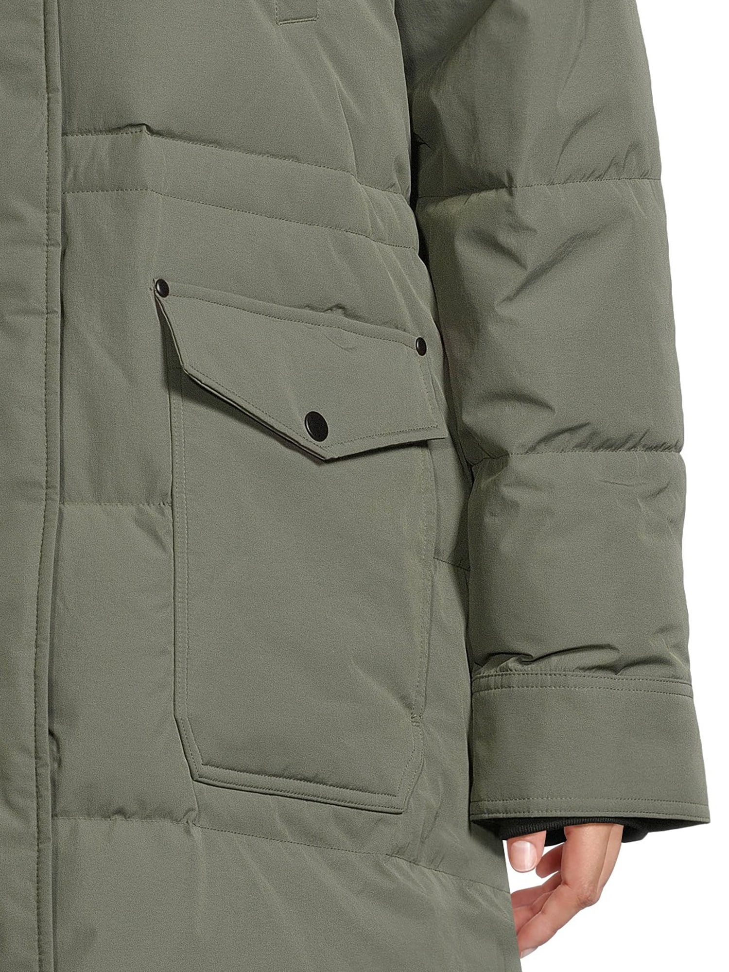 Pajar canada layla quilted fox fur trim down coat sales