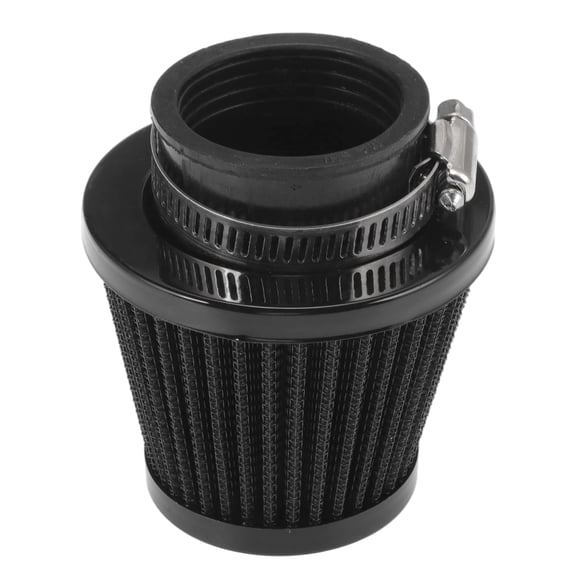 Unique Bargains Motorcycle Air Filter 38 mm Air Intake Cleaner Metal Plastic Mesh Air Filter Replacement for Dirt Pit Bike ATV Scooter Moped Go Kart Black 1 Pcs