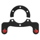thumbnail image 1 of Botón de bocina del volante, bocina externa de fibra de carbono Botón de bocina de fibra de carbono Accesorio modificado para automóvil Aspecto llamativo, 1 of 8