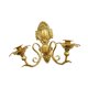 thumbnail image 3 of Portavelas pared hierro, candelabro dorado minimalista diseño vintage, portavelas metal para pared, apliques para pasillo y decoración del 35cm x 28cm, 3 of 8