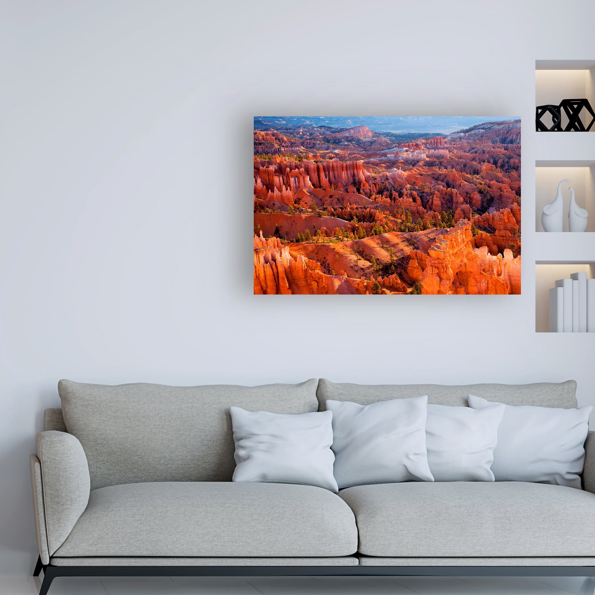 Trademark Fine Art 'Morning Light Southwest' Canvas Art by John Gavrili
