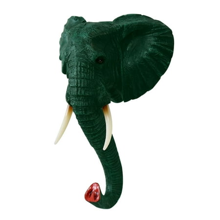 

GETHOME Key Holder Clothes Bar Home Decoration Animal Head Cafe Storage Wall Hook Retro