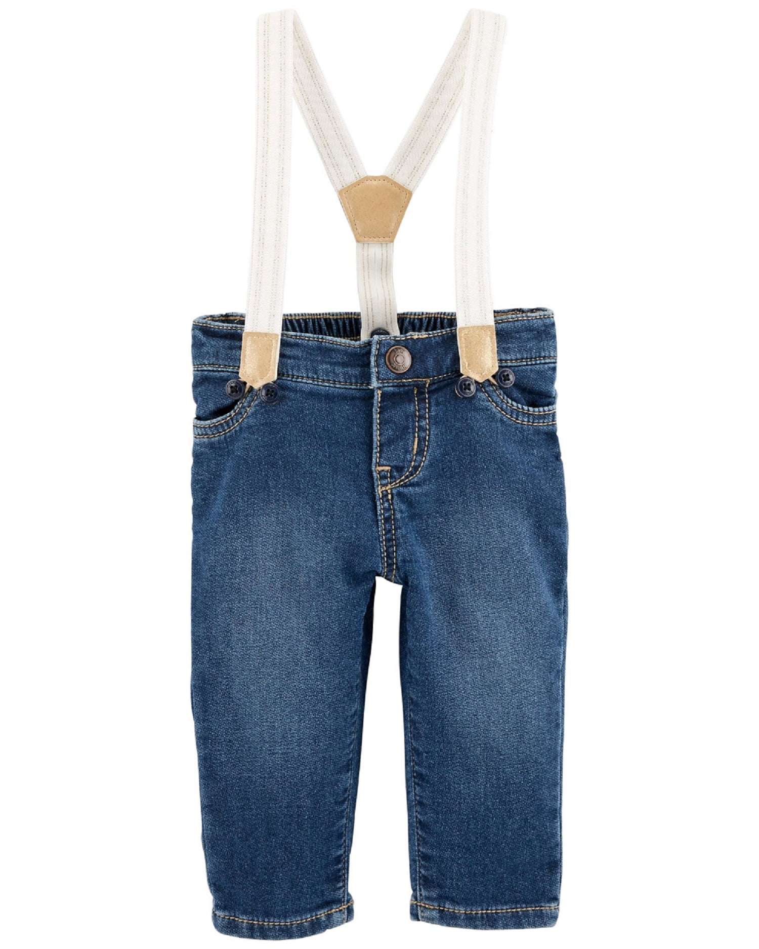 baby jeans with suspenders