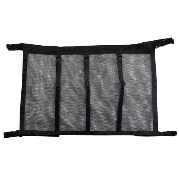Coche plegable ajustable Pocket Pocket-Waving Space Techo Bolsa de almacenamiento Toys Organizador Automóvil RV Camiones Viajes Malla de viaje Eigraketly VI014430-01B