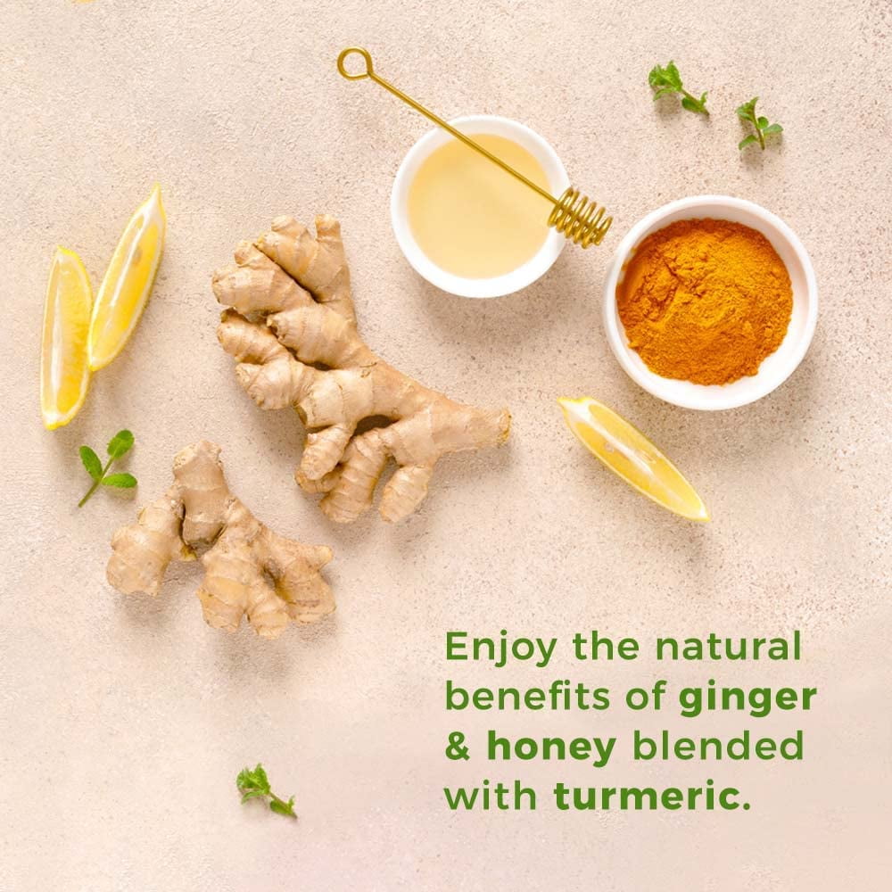 Prince Of Peace Instant Ginger Honey Crystal W/Turmeric 18G X 25 (Pack of 2)