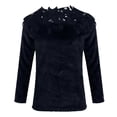 thumbnail image 5 of ZJXFGS Plus Size Fall Clothes Shirts for Women Fall Essentials Women Lace Long Sleeve Tops Warm Sweaters for Women Fall Sweater Long Sleeve Tops for Women Blue S, 5 of 6