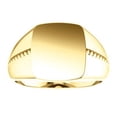 thumbnail image 3 of FB Jewels 14K Yellow Gold Men's Signet Rope Ring, 3 of 3