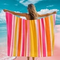 thumbnail image 5 of SLYNSHome 2Pcs Microfiber Oversized Beach Towel Lightweight Sand Free Beach Blanket Towels for Travel Swimming Pool Camping Yoga, 5 of 6