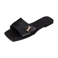 thumbnail image 3 of YgkuHd Women's Summer Slippers,Women's Versatile Flat Strappy Soft-Soled Beach Shoes Comfortable Summer Slippers for Summer Season, Daily Wear, 3 of 9
