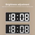 thumbnail image 2 of LCXmlly Hanging Laundry Bag Electronic Clock Set 12/24 Hour 5 Levels Brightness Snooze Function Night Mode, 2 of 6