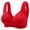 Red, variant on Samickarr Minimizer Front Closure Bras For Women Full Coverage Women'S Plus Size Bra,Casual Sexy Lace Front Button Shaping Cup Shoulder Strap Underwire Bra Plus Size Extra-Elastic Wirefree