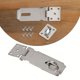 thumbnail image 4 of Durable Door Clasp Lock Stainless Steel For Wood Door Furniture Accessories Hasp Staple Shed Latch Padlock Clasp, 4 of 11