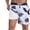 Z7 White, variant on Mens Swim Shorts Shark Print Drawstring Elastic Waist Straight Leg Swim Trunks Soft Comfort Fit Men Summer Pool Surfing Shorts Orange Size L