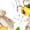 White, variant on Honey Lemon Bee Gnomes Pattern T Shirts Watercolor Design Classy Cotton Graphic Tops Honey Bee Gnomes Graphic Tees White,3XL