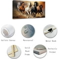 thumbnail image 5 of ZHONGYUTONG Running Horses Wall Art Wild Animal Pictures Vintage Horses Canvas Prints Large Artwork for Home Office Living Room Decor Framed (12.00" x 24.00"), 5 of 6
