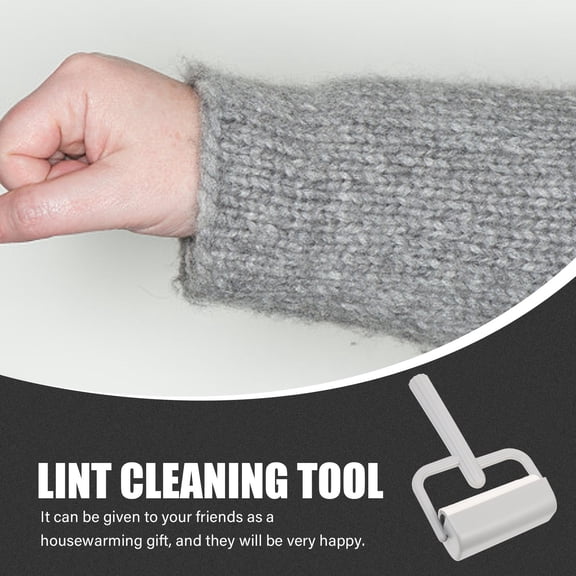 UPOUART Convenient Fur Remover Lint Roller Grey Plastic Strong Stickiness Home