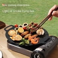 thumbnail image 5 of Multi-Function Medical Stone Grill Pan Non-Stick Pan, Korean BBQ Grill Pan With Anti Scalding Handle, Cast Iron Round Griddle Pan For Indoor Or Outdoor Grilling, 5 of 7