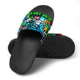 thumbnail image 4 of Geometry Dash Shower Shoes for Women & Men, Non Slip Slippers Sandals Pool Slides Lightweight Beach Shoes for Home Garden Bathroom, 4 of 8