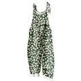 thumbnail image 3 of 90% off Clearance Sale, JURANMO Women's Casual Loose Jumpsuits Fashion Floral Print Long Pants Romper Summer Plus Size Cotton Linen Overalls 2025 Vacation Outfits Multicolor XL, 3 of 6
