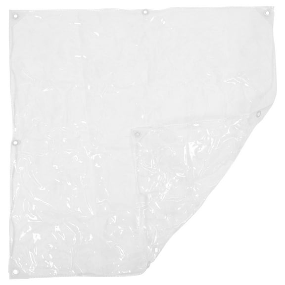 YSNOOWE Transparent Tarps Heavy Duty Waterproof PVC 1Pcs 36.6X36.6X0.8in