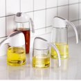 thumbnail image 5 of Kitchen Oil Bottle Leak Proof Glass Oil Dispenser Bottle Automatic Open/Close Condiment Jar For Kitchen Large Capacity Soy & Vinegar Container,Silver Kitchen Oil Bottle, 5 of 8