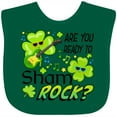 thumbnail image 3 of Inktastic Are You Ready to ShamROCK?- Fun St. Patrick's Day Boys or Girls Baby Bib, 3 of 4