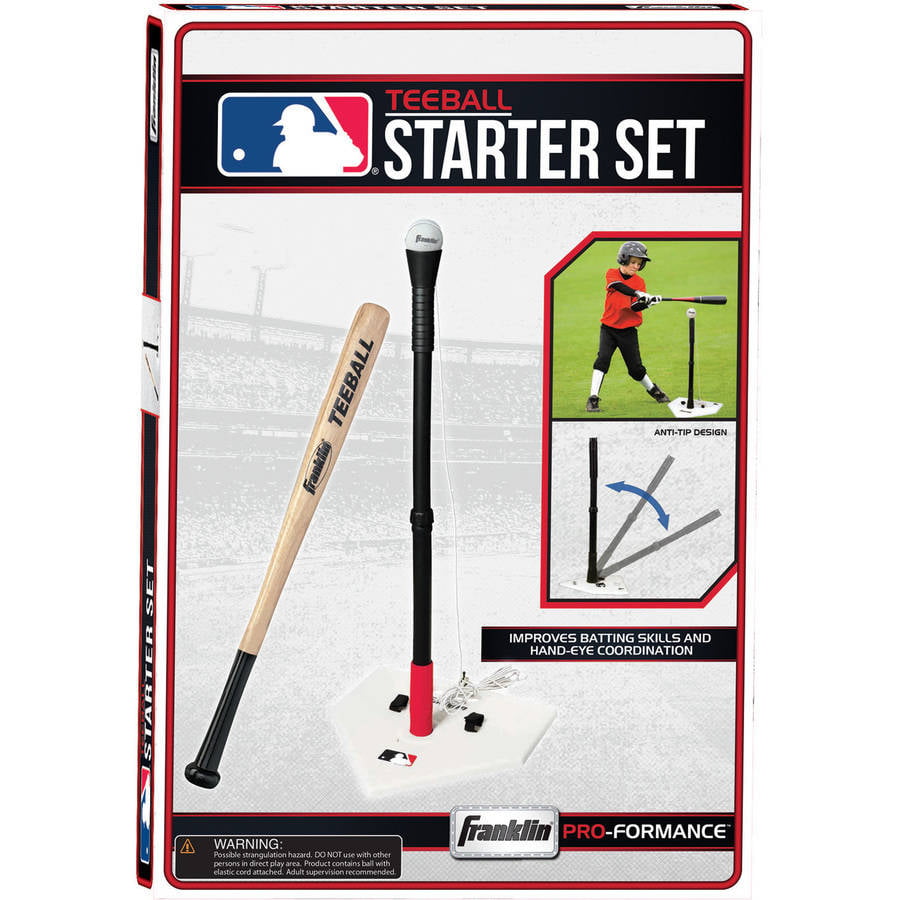Baseball Teeball-set Franklin MLB® 24 Bat and Ball Set aus Foam Teeball. 