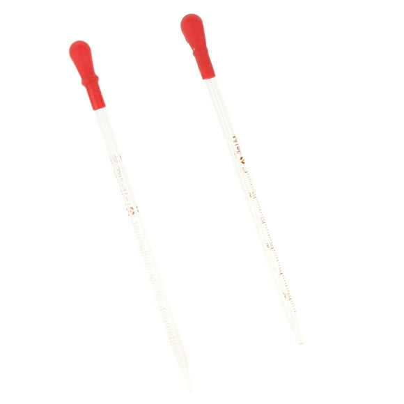 Pipetas Graduadas de de 2 Piezas de 1 Ml Goma para La Transferencia de Aceites Esenciales de , Fácil Zulema cuentagotas de laboratorio