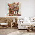 thumbnail image 2 of Stupell Industries Rustic Farm Pigs Abstract Contemporary Patchwork Pattern, 36 x 36, Design by Nan, 2 of 6