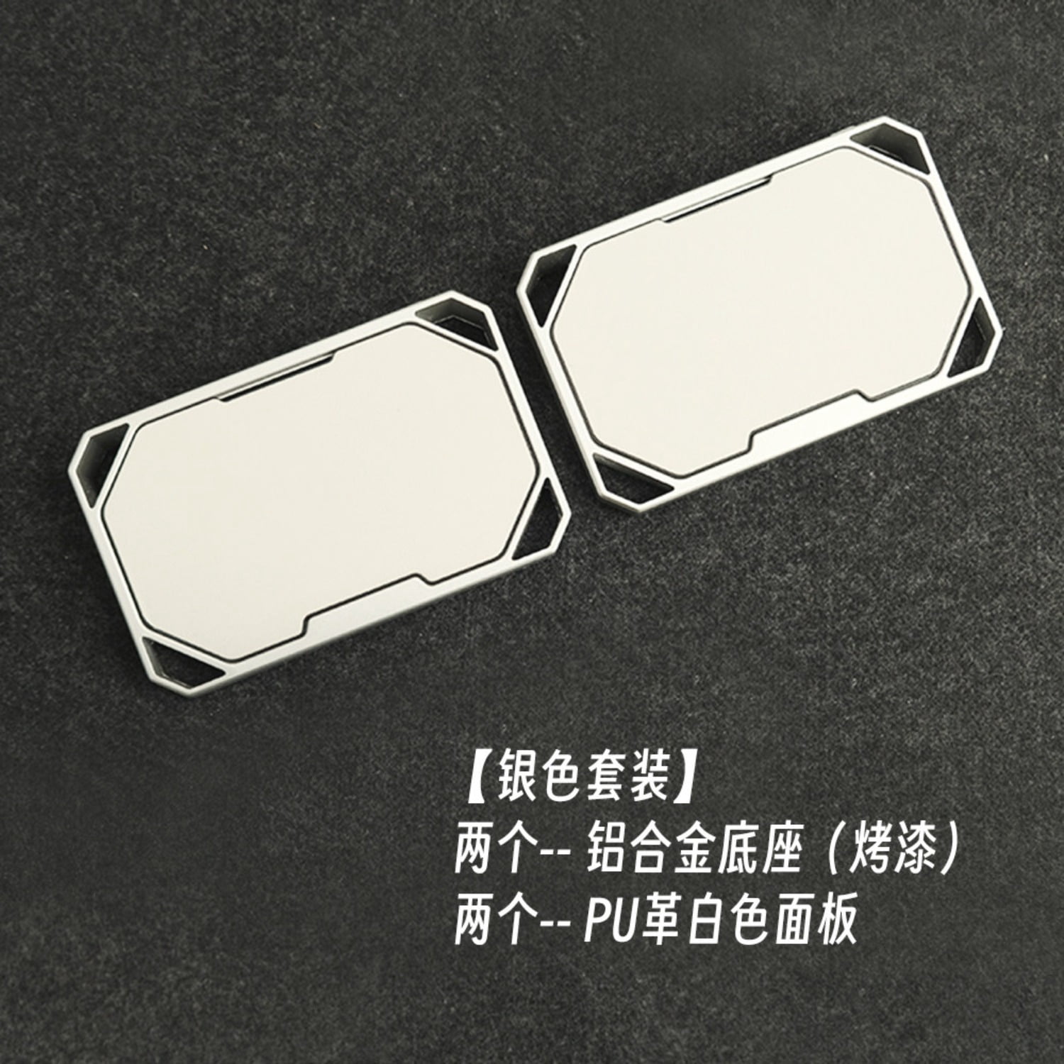 Split Aluminum Keyboard Wrist Rest, Interchangeable Panel Design, Ergonomic Palm Rest with Soft-Touch Finish for Mechanical Keyboard