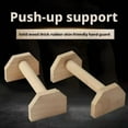 thumbnail image 4 of QHUDLV Parallettes Bars, Wooden Calisthenics Equipment for Handstand & Push Up Training, 3-Size Pushup Handles for Home Gym, Strength Training for Men and Women, 4 of 5
