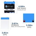 thumbnail image 2 of 12V 5AH Lithium Replacement Battery compatible with LD System Roadman 102(HS) PA System, 2 of 12