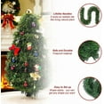 thumbnail image 4 of HPMRCR Artificial Christmas Garland, 16 Feet Green Pine Garland for Holiday Indoor Outdoor Decoration Christmas and Halloween Home Decorations, 4 of 9