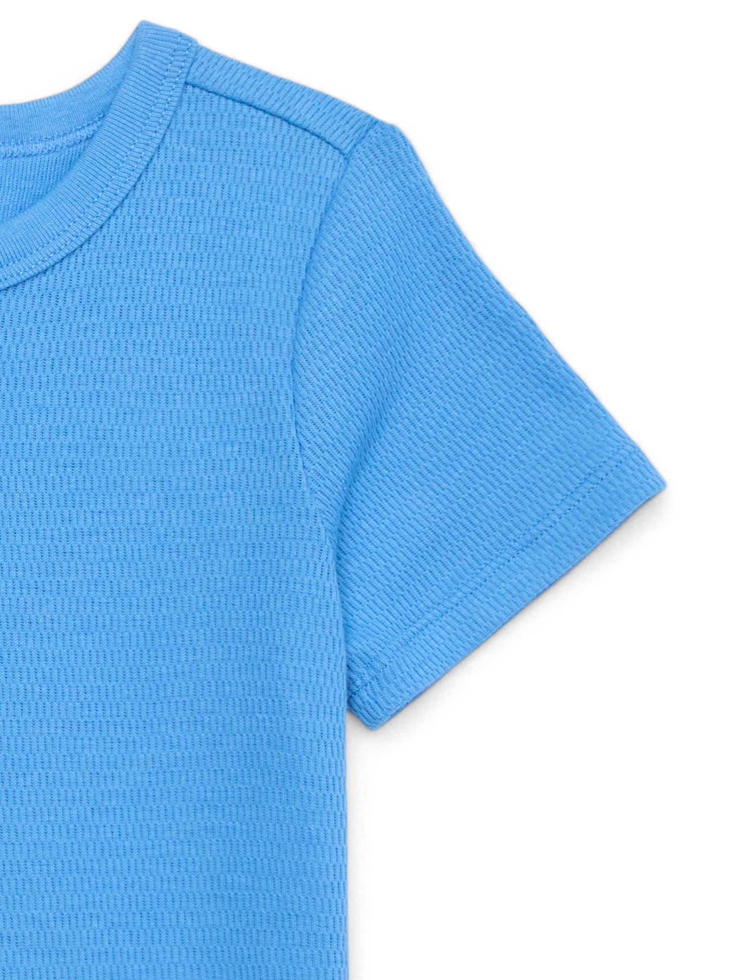 Garanimals Toddler Boy Short Sleeve Mesh Henley T-Shirt, Sizes 18M-5T