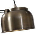 thumbnail image 2 of Uttermost Bessemer Contemporary Steel Floor Lamp in Antique Brass, 2 of 7
