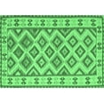 thumbnail image 1 of Ahgly Company Indoor Rectangle Southwestern Emerald Green Country Area Rugs, 5' x 8', 1 of 4