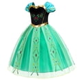 thumbnail image 3 of Vestidos de Anna para niños, vestido de princesa, disfraz de Cosplay para niña, ropa de verano para Halloween, cumpleaños, Carnaval, bata de fiesta, 3 of 4