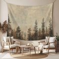 thumbnail image 2 of Brown Forest Tapestry for Bedroom Wall Hanging Tapestry, Vintage Tree Farmhouse Botanical Ceiling Backdrop Tapestries Poster Blanket Wall Decor for Teens Room Living Room Dorm 39" x 59", 2 of 8