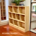thumbnail image 3 of Librero Ilios Innova de 10 espacios Maple, 3 of 9