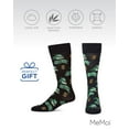 thumbnail image 6 of MeMoi Money Bags Cash Print Bamboo Blend Men's Crew Socks - Mens - Male, 10-13, Navy Blazer, 6 of 12