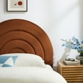 thumbnail image 7 of Headboard, Twin, Brown, Velvet, Hotel Bedroom, Modern Contemporary, HB38121, 7 of 7