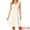 Apricot, variant on DARING DIVA Women's Dress Square Neck Flattering Tank Sundress S Dark Blue