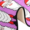 thumbnail image 6 of Dreamtimes Funny Santa Claus Hallway Runner Rug 2'x6' Kitchen Rug with Rubber Backing Purple Xmas Non Slip Entryway Rug Runner Washable Soft Area Rug for Hallway Bedroom Kitchen Decor, 6 of 6