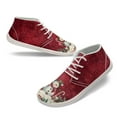 thumbnail image 4 of Psesaysky Low-top Barefoot Sneakers Women Barefoot Shoes Women Christmas Red Walking Shoes for Women Low-top Casual Tennis Shoes Print Shoes for Women, 4 of 8