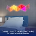 thumbnail image 3 of Monster Smart Lighting 3D Prism 8-Pack Interlocking RGBIC LED Wall Lights, Music Sync, Voice & App Control, Works with Alexa, Google, Siri, 3 of 11